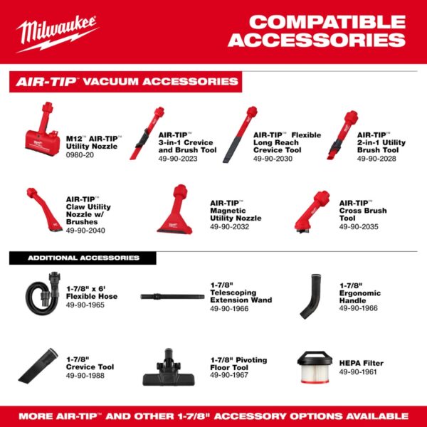 Milwaukee 0895-20 M18 FUEL 3-in-1 Backpack Vacuum - Tool Only