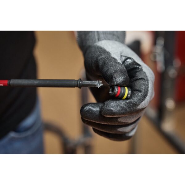 Milwaukee 49-66-4745 SHOCKWAVE Impact Duty 1/4” and 5/16” x 6” QUIK-CLEAR 2-in-1 Magnetic Nut Driver