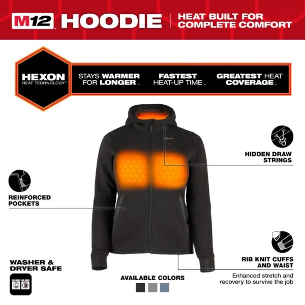 Milwaukee F200 Series Women's M12 Heated Hoodie