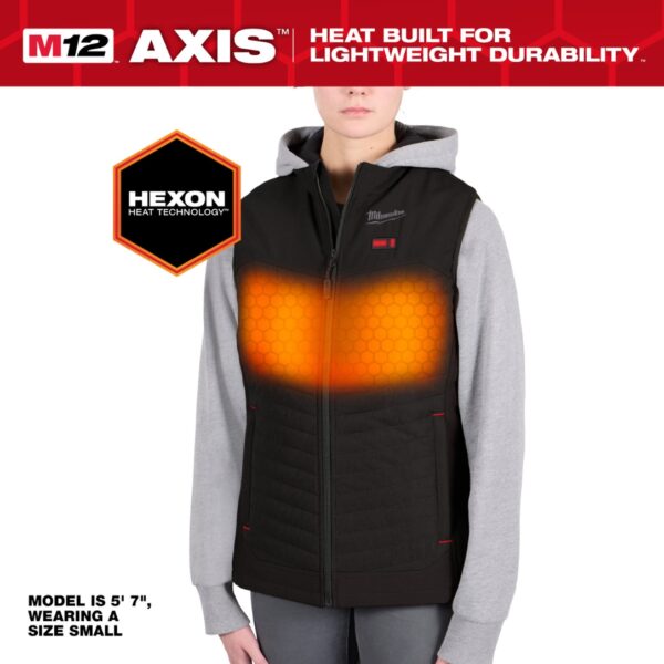 Milwaukee F300 Series M12 Women's AXIS Heated Vest Kit - BLACK