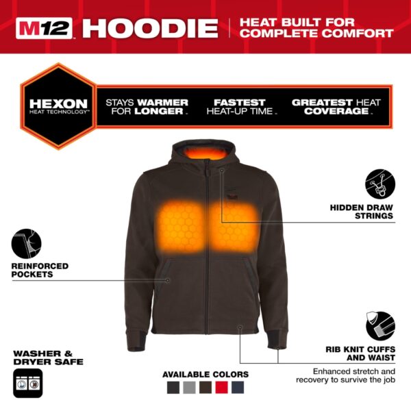 Milwaukee M200 Series M12 Heated Hoodie - Hoodie Only