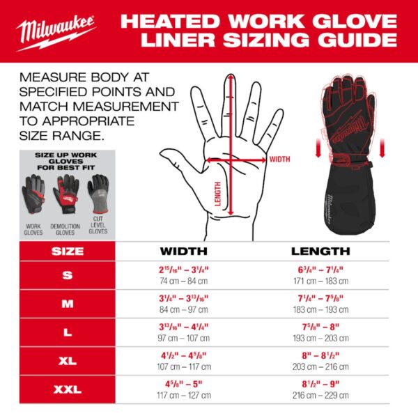 Milwaukee M701B Heated Glove Liner Kit