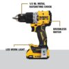 DeWalt DCD805D2 20V MAX XR 1/2" Brushless Hammer Drill/Driver Kit