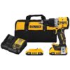DeWalt DCD805D2 20V MAX XR 1/2" Brushless Hammer Drill/Driver Kit