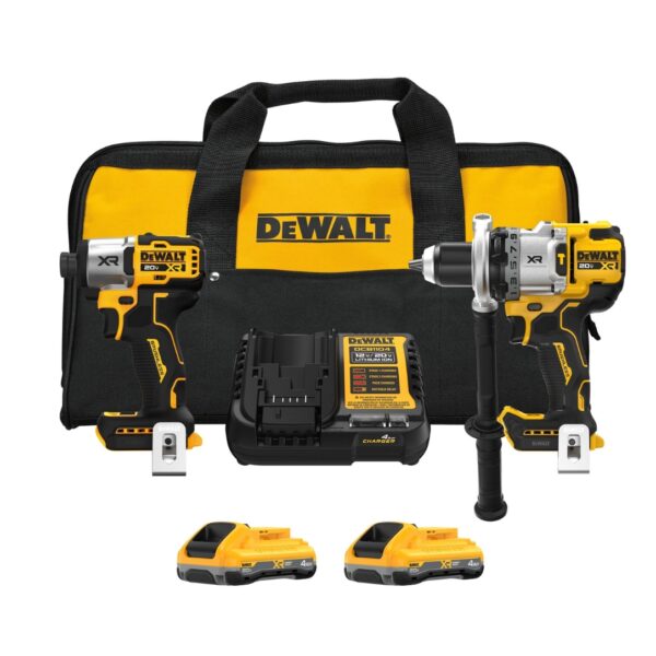DeWalt DCK2101QQ2 20V MAX XR 3-Speed Hammer Drill and Impact 2-Tool Combo Kit