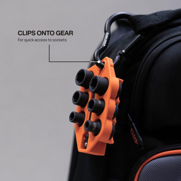 Klein 33808 Grab-And-Go SAE Impact Socket Set 7-Piece