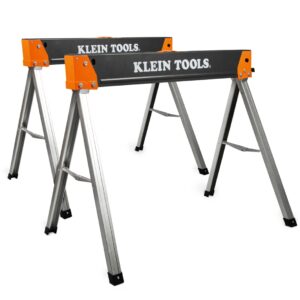 Klein 66187 Fixed-Leg Saw Horse 2-Pack