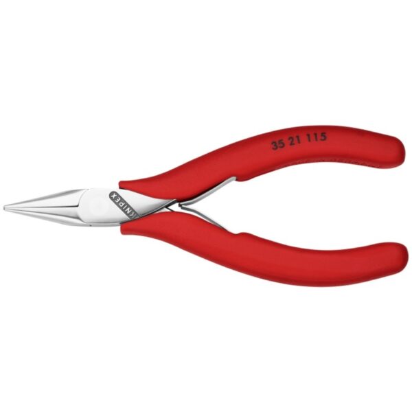 Knipex 3521115 4-1/2" Electronics Gripping Pliers - Half Round Tips