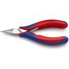 Knipex 3522115 4-1/2" Electronics Pliers - Half Round Tips