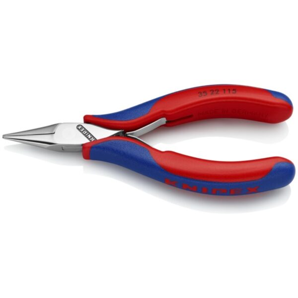 Knipex 3522115 4-1/2" Electronics Pliers - Half Round Tips