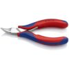 Knipex 3542115 4-1/2" Electronics 45° Angled Pliers - Half Round Tips