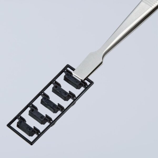 Knipex 920105 4-3/4" Premium Stainless Steel Gripping Tweezers - Blunt Tips