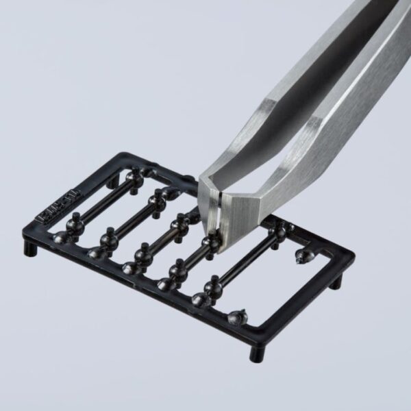 Knipex 921101 4-12 Stainless Steel Cutting Tweezers - 135°Angled (4) Knipex 921101 4-1/2" Stainless Steel Cutting Tweezers - 135° Angled