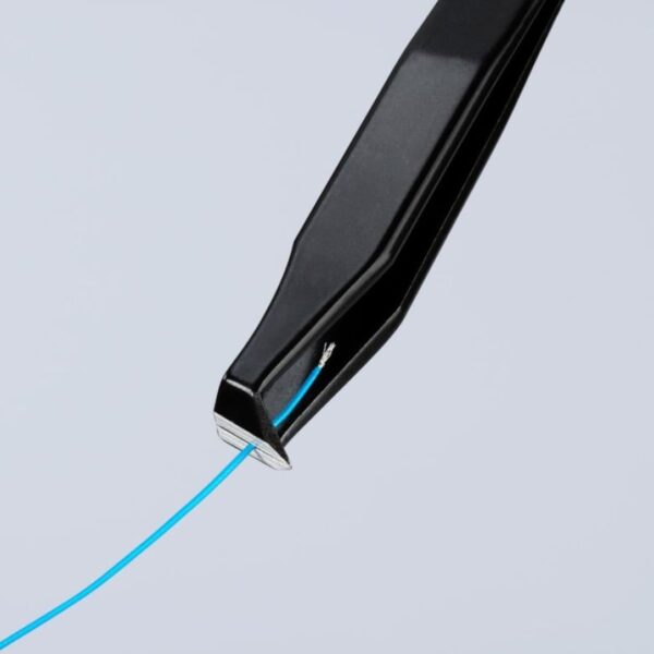 Knipex 921101ESD 4-12 Stainless Steel Cutting Tweezers - 35° Angled - ESD (4) Knipex 921101ESD 4-1/2" Stainless Steel Cutting Tweezers - 35° Angled - ESD