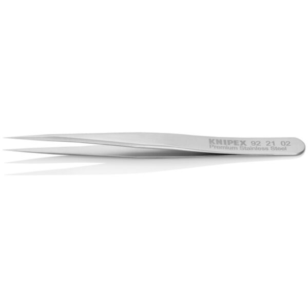 Knipex 922102 4-34 Premium Stainless Steel Gripping Tweezers - Needle-Point Tips (1) Knipex 922102 4-3/4" Premium Stainless Steel Gripping Tweezers - Needle-Point Tips