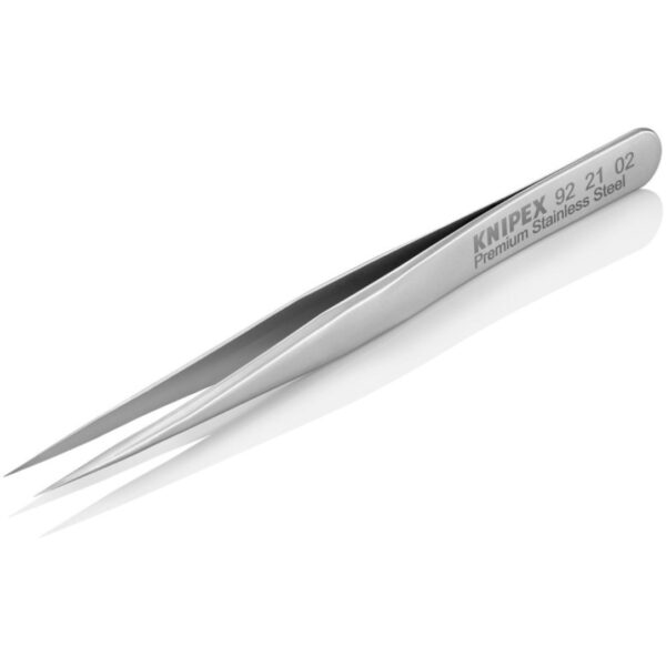 Knipex 922102 4-34 Premium Stainless Steel Gripping Tweezers - Needle-Point Tips (2) Knipex 922102 4-3/4" Premium Stainless Steel Gripping Tweezers - Needle-Point Tips