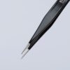 Knipex 922102ESD 5 Stainless Steel Gripping Tweezers - Pointed Tips - ESD (3) Knipex 922102ESD 5" Stainless Steel Gripping Tweezers - Pointed Tips - ESD