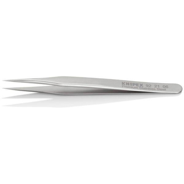 Knipex 922106 3-14 Premium Stainless Steel Gripping Tweezers - Needle-Point Tips (1) Knipex 922106 3-1/4" Premium Stainless Steel Gripping Tweezers - Needle-Point Tips
