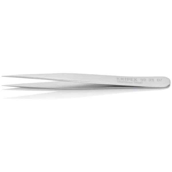 Knipex 922107 4-12 Stainless Steel Gripping Tweezers - Needle-Point Tips (1) Knipex 922107 4-1/2" Stainless Steel Gripping Tweezers - Needle-Point Tips