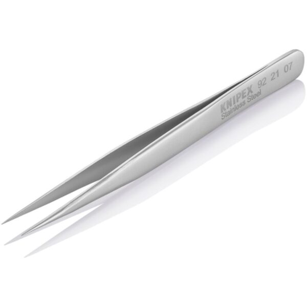 Knipex 922107 4-12 Stainless Steel Gripping Tweezers - Needle-Point Tips (2) Knipex 922107 4-1/2" Stainless Steel Gripping Tweezers - Needle-Point Tips