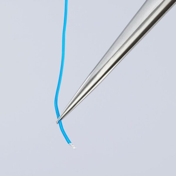 Knipex 922108 5-12 Stainless Steel Gripping Tweezers - Needle-Point Tips (4) Knipex 922108 5-1/2" Stainless Steel Gripping Tweezers - Needle-Point Tips