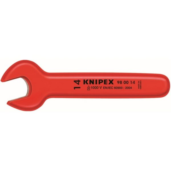 Knipex 980007 7mm x 4-1/4" 1000V Insulated Open End Wrench