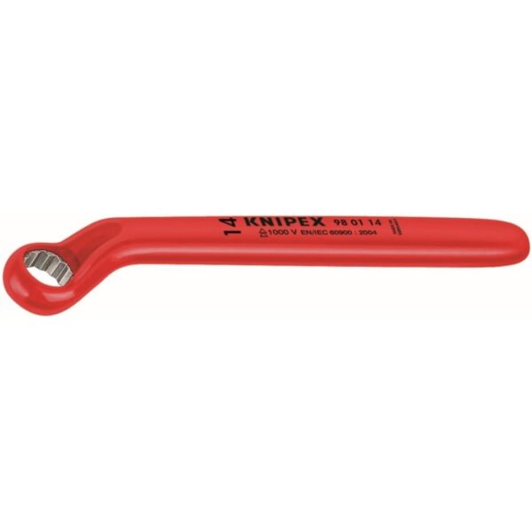 Knipex 980114 14mm x 8" 1000V Insulated Offset Box Wrench