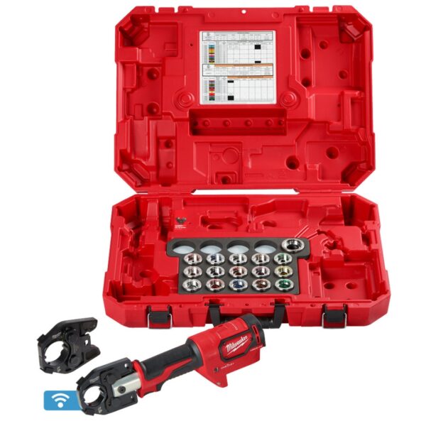 Milwaukee 2679-750CU M18 FORCE LOGIC 600 MCM Crimper with 750 MCM Expanded Jaw and Dies (1)