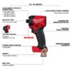 Milwaukee 2761-20 SURGE 14 Hydraulic Driver - Tool Only (1) Milwaukee 2761-20 SURGE 1/4" Hydraulic Driver - Tool Only