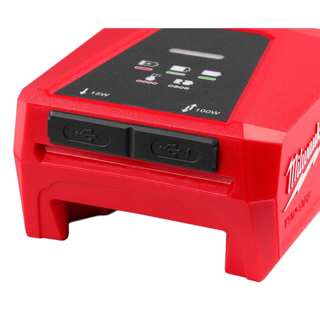 Milwaukee 2847-20 M18 TOP-OFF Charger and Power Supply - Tool Only - BC ...