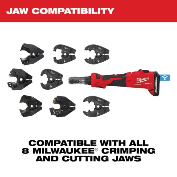 Milwaukee 2978-20BG M18 FORCE LOGIC Linear Utility Crimper with BG Jaw - Tool Only