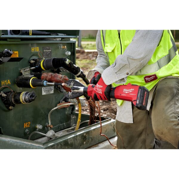 Milwaukee 2978-20BG M18 FORCE LOGIC Linear Utility Crimper with BG Jaw - Tool Only