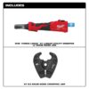 Milwaukee 2978-20D3 M18 FORCE LOGIC Linear Utility Crimper with D3 Jaw - Tool Only