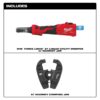 Milwaukee 2978-20K M18 FORCE LOGIC Linear Utility Crimper with Kearney Jaw - Tool Only