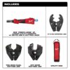 Milwaukee 2978-OCUT M18 FORCE LOGIC Linear Utility Crimper with O-D3 and Cutting Jaws​​ - Tool Only