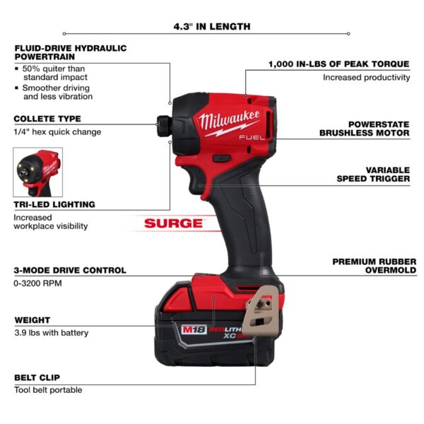 Milwaukee 3799-22 M18 FUEL 2-Tool Combo Kit