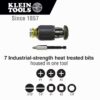 Klein 32308F 10-in-1 Impact-Rated Stubby Driver Set with Flip Socket