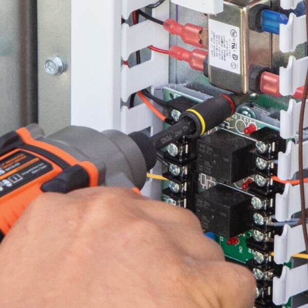 Klein 32308F 10-in-1 Impact-Rated Stubby Driver Set with Flip Socket