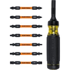 Klein 32315HD 15-in-1 Ratcheting Impact-Rated Multi-Bit Torsion Zone Screwdriver