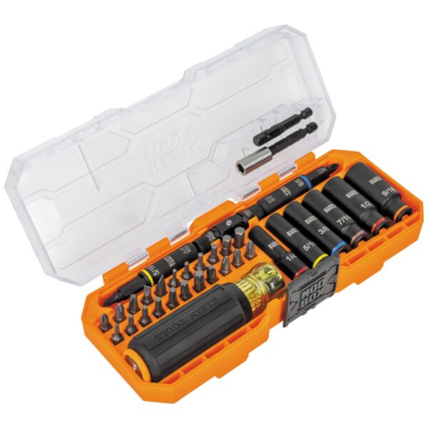 Klein 32502HD KNECT Impact-Rated Screwdriver and Socket Set 41-Piece