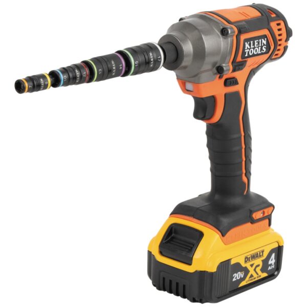 Klein 32934M 8-in-1 Metric Impact-Rated Flip Socket Set 5-Piece