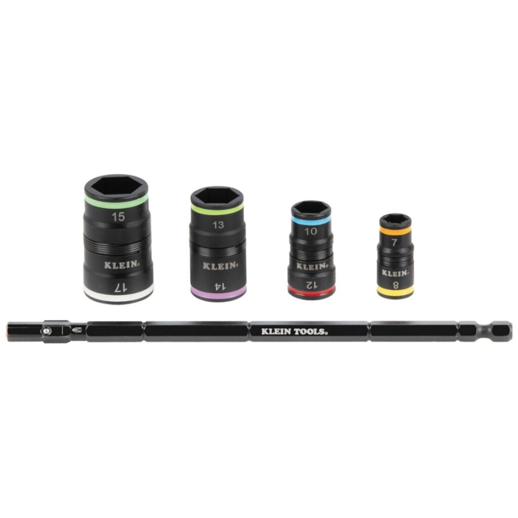 Klein 32934M 8-in-1 Metric Impact-Rated Flip Socket Set 5-Piece - BC ...