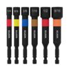 Klein 32946S 4" Shaft Magnetic Power Nut Setters 6-Piece