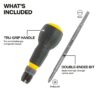 Klein 32960A FASTBIT TRU-GRIP Phillips/Slotted Screwdriver
