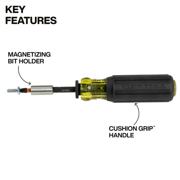 Klein 33806 PROFLEX SAE Impact Driver Bit and Socket Set 43-Piece