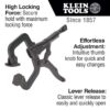 Klein 38621 9" C-Clamp Locking Pliers with Swivel Jaws