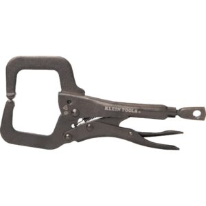 Klein 38631 9" C-Clamp Locking Pliers With Standard Jaws