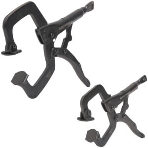 Klein 38662 6" and 11" C-Clamp Locking Pliers with Swivel Jaws Set