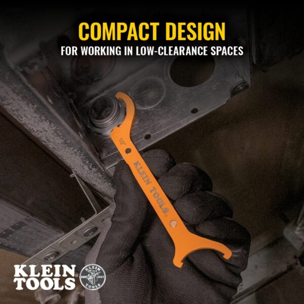 Klein 50901R Straight Locknut Wrench Set - 1/2", 3/4" and 1"