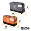 Klein 55579 Double Zipper Tool Bag 2-Pack (2) Klein 55579 Double Zipper Tool Bag 2-Pack